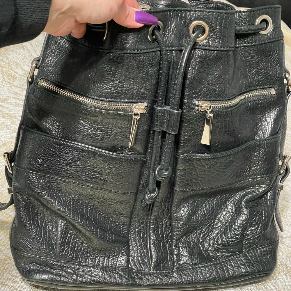 Hype leather backpack